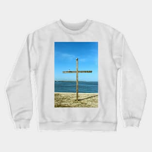 Seagulls On The Cross Crewneck Sweatshirt